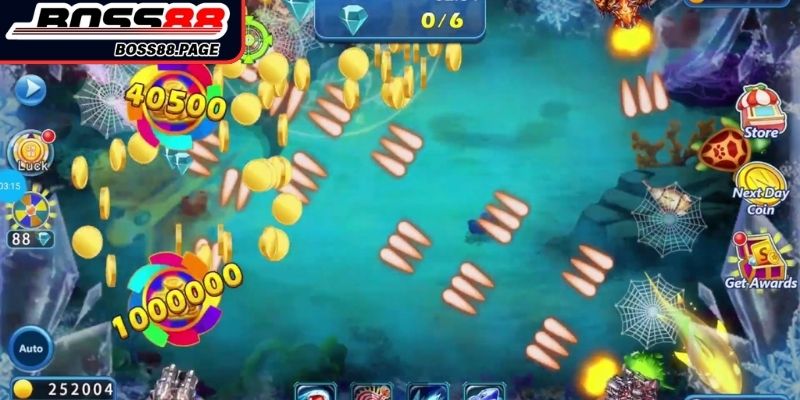 Quan sát quỹ đạo di chuyển của boss