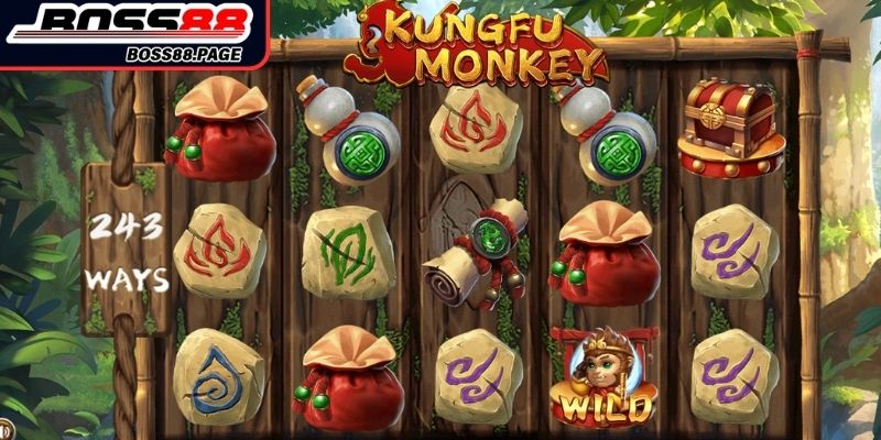 Trải nghiệm game slot Kung Fu Monkey